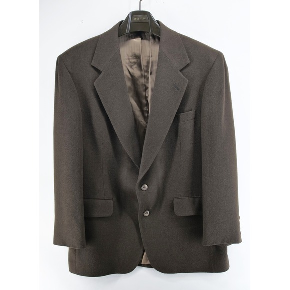 Loro Piana Nordstrom 100% Worsted Camelhair Brown Blazer Jacket Coat Mens 41R